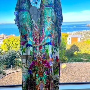 Stunning Camilla Champagne Coast round neck Kaftan.  Brand new with tags